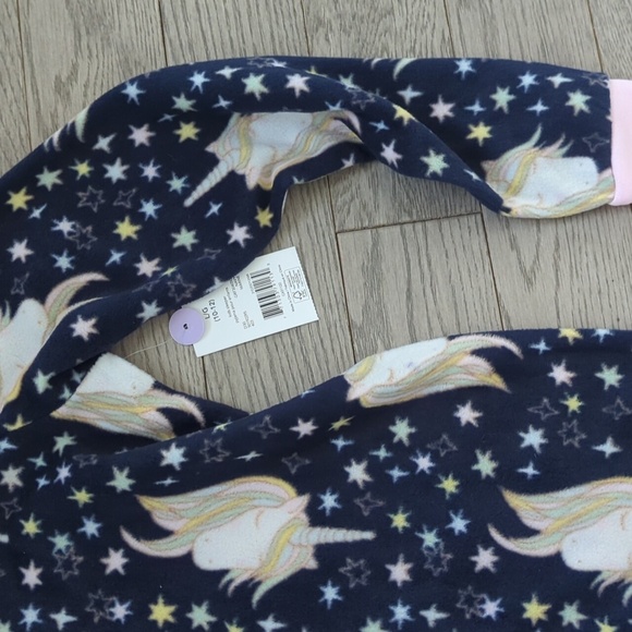 Girls Navy Unicorn Onesie Pajamas - Size 10-12 NWT - Picture 4 of 4